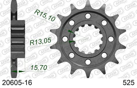 Afam Pignon Avant Compatible Avec Compatible Avec Honda