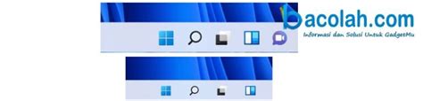 Cara Mengecilkan Taskbar Windows Bacolah