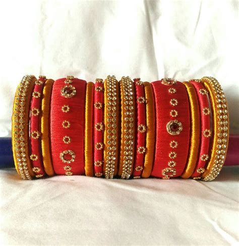 Buy Silk Thread Wedding Bangles At Lowest Price SITHWE20151VLN111280