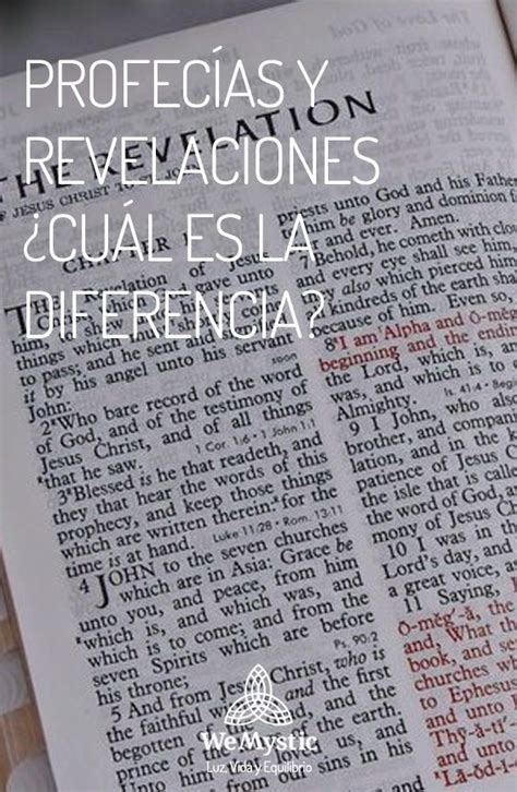 Profec As Y Revelaciones Cu L Es La Diferencia Wemystic Profecias