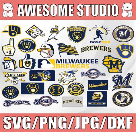 Files Milwaukee Brewers Svg Files Cut Files Baseball Cl Inspire