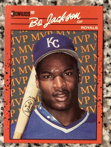 Mavin Donruss Mvp Insert Bo Jackson Baseball Card Bc Kansas