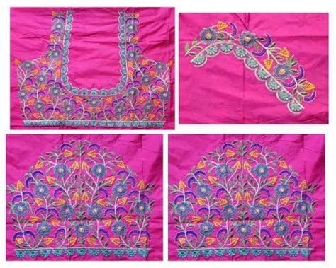 Silk Embroidery Unstitched Blouses Designer Bridal Blouse At Rs 600