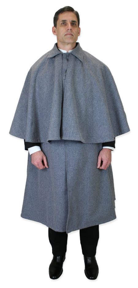 Inverness Cape Wool Gray