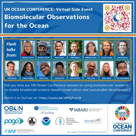 Obons New Projects And Un Ocean Conference Virtual Side Event