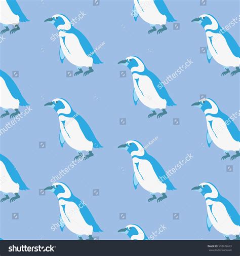 Pinguin Pattern Stock Vector Royalty Free Shutterstock