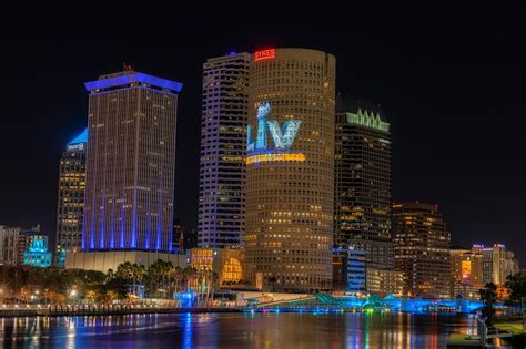 Tampa is lit up for the Super Bowl this Sunday : r/tampa