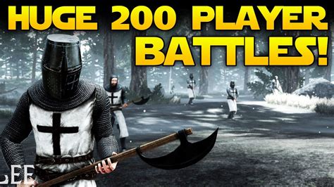 Epic 200 Player Battles Of Kings And Men Open World Medieval Castle