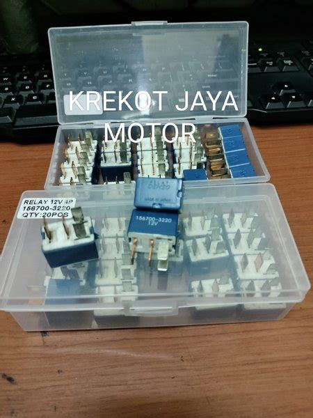 Jual RELAY BIRU 12V KAKI 4 DENSO ORIGINAL AVANZA XENIA 1BOX 20PC HARGA