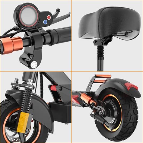 Wildaven Electric Scooterm4 Pro 10 In Off Road Pneumatic Tirescommuting Scooter For Adults