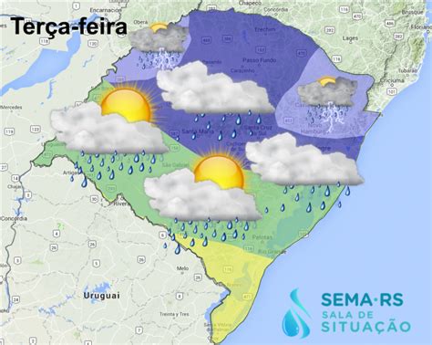 Risco De Temporais Isolados No RS Sema Secretaria Do Meio Ambiente