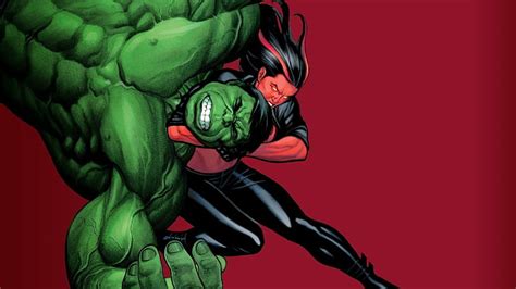 Red She Hulk And Hulk