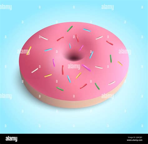 Mordida donut Imágenes vectoriales de stock Alamy