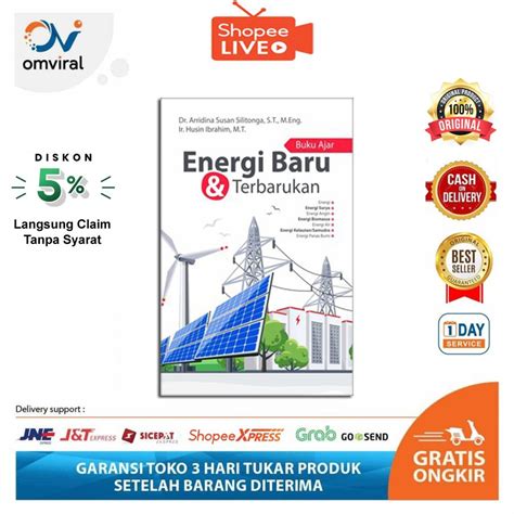 Jual Buku Ajar Energi Baru Dan Terbarukan Arridina Susan Silitonga