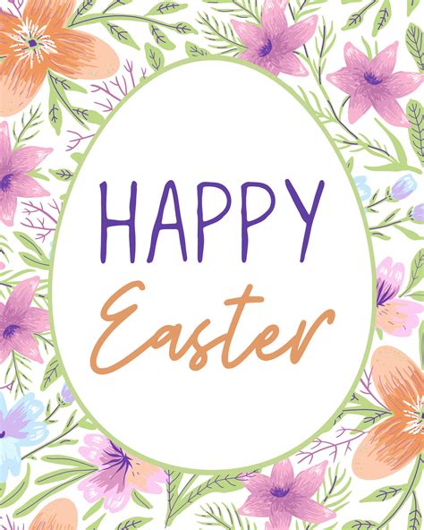 Happy Easter Printables