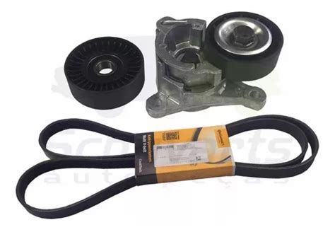 Kit Correia Poly V Tensor Alternador Peugeot