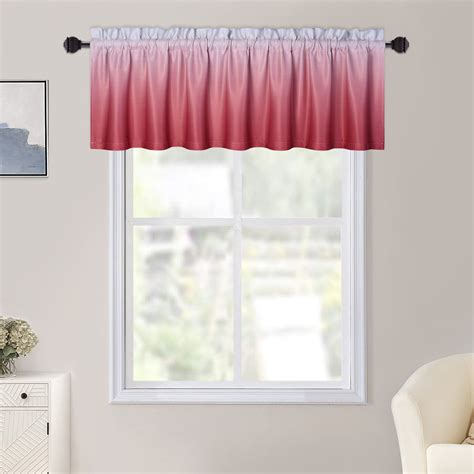 Haperlare Ombre Cafe Curtain Valance W X L Home Decor Blackout