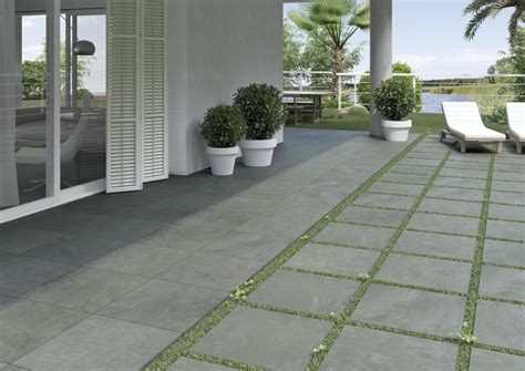 Dock Antracita Outdoor Porcelain 20mm 75x75cm 61doe66 The