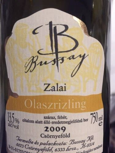 Bussay Olaszrizling Vivino Australia