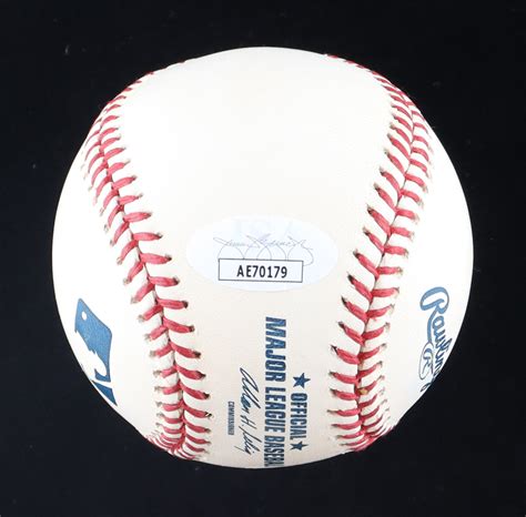 George Kell Signed Oml Baseball Inscribed Hof Jsa Pristine Auction