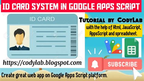 Generate Bulk Id Cards Apps Script Sheet Youtube