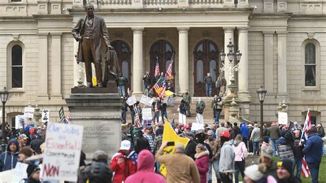 Protesters clog Michigan Capitol to protest lockdown - The Washington Post