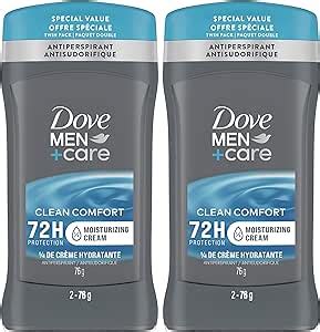 Dove Men Care Clean Comfort 72H Lot de 2 déodorants anti transpirants