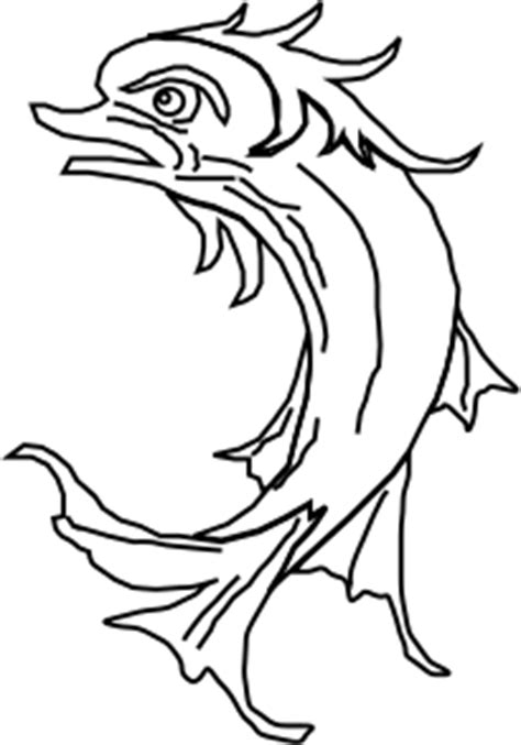 Dolphin Outline - ClipArt Best