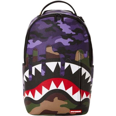 Sprayground Purple Camp Drip Xtc Backpack