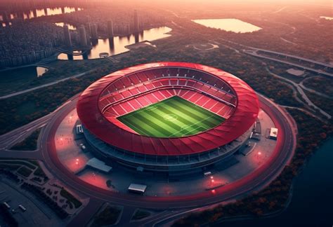 REALISTIC 4K STADIUM PHOTO | Premium AI-generated image