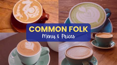 Common Folk Philippines Menu And Prices Updated 2024