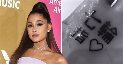 Ariana Grande Just Tried To Fix Her Bbq Grill Hand Tattoo Metro News