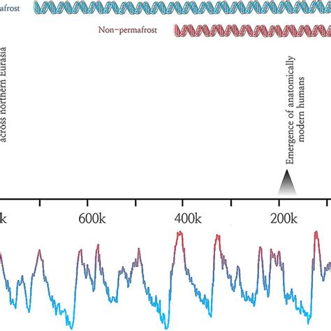 Timescale Of Ancient Dna Analyses Time Line Of The Last One Million