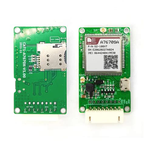 Simcom A Sa Lte Cat Module Core Board With Sim Card Slot Ttl Uart