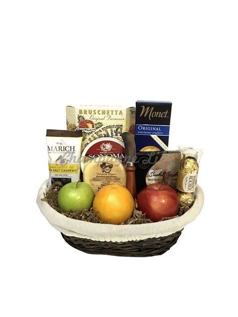 Fruit And Cheese Basket