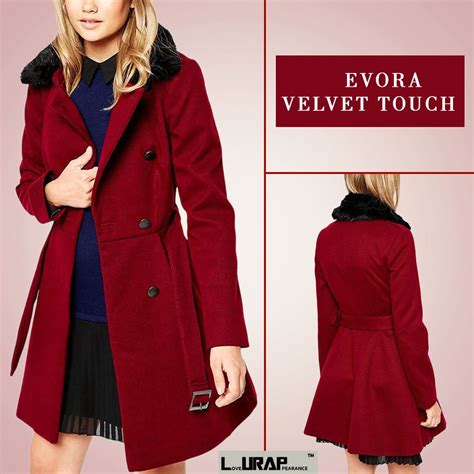 Evora Velvet Touch Long Coat Add A Ceiling To Your Style Portico By