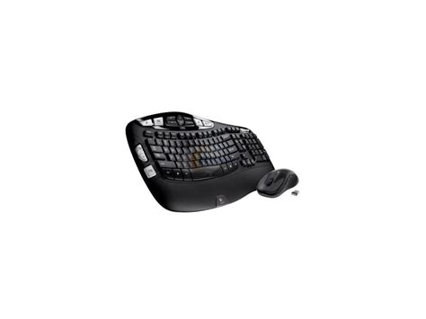 Logitech Keyboard and Mouse 920-002555 Black RF Wireless Keyboard ...