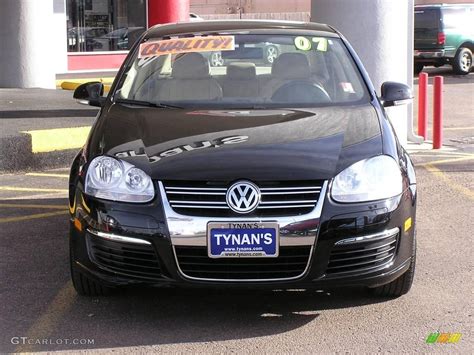 2007 Black Volkswagen Jetta Wolfsburg Edition Sedan 22202130 Photo 2