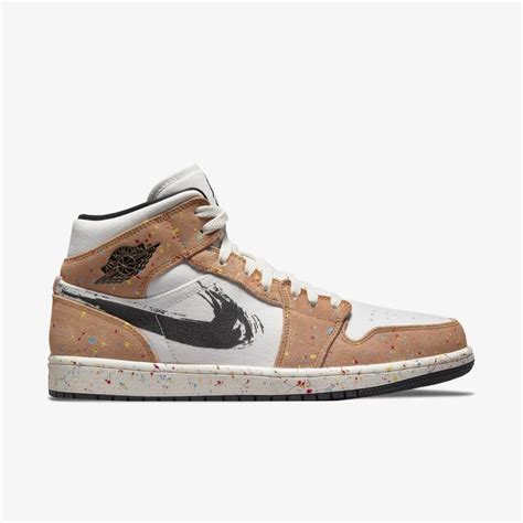 Air Jordan 1 Mid Brushstroke Da8005 100 Grailify