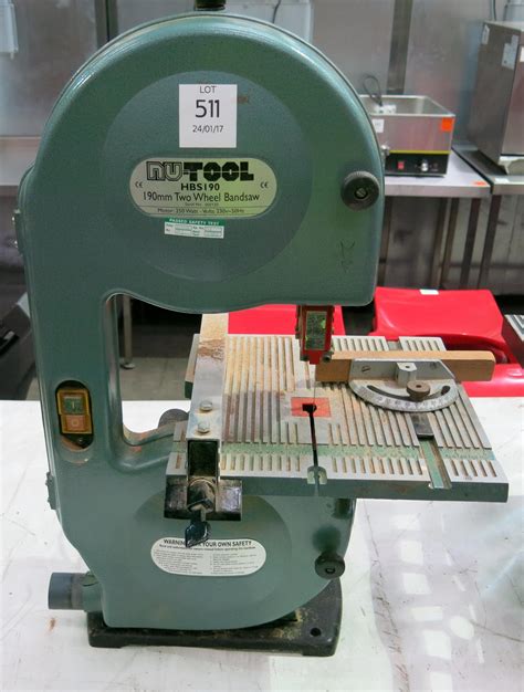 A Nutool Hbs 190 190mm Two Wheel Band Saw