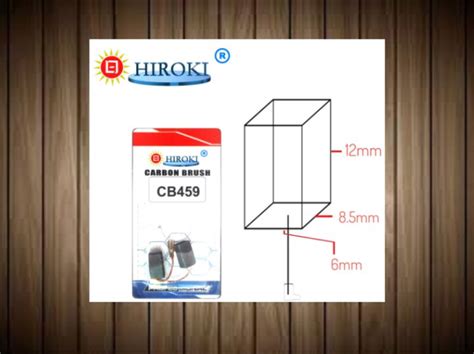 Cod Promo Hiroki Premium Cb459 Blister Carbon Brush 1pasang Sikat Karbon Arang Mesin Gerinda