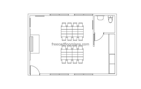 Kindergarten Classroom - Free CAD Drawings