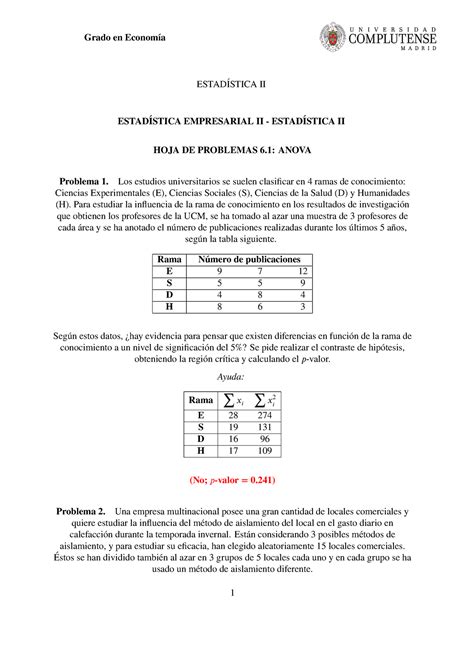 Ejercicios Tema 6 son los ejes de estad II Grado en Economía