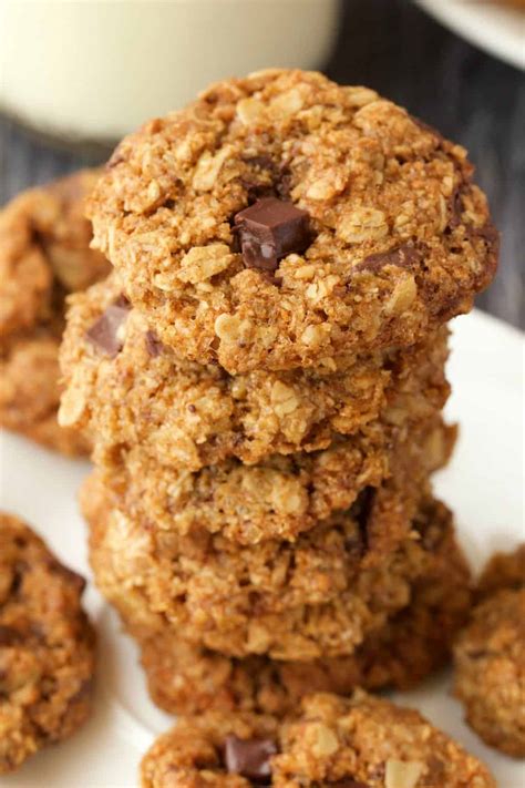 Vegan Oatmeal Chocolate Chip Cookies Loving It Vegan