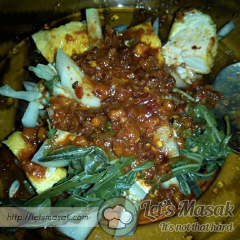 Sayur Pecal Kuah Kacang Recipe LetsMasak