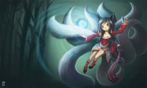 Ahri . League of Legends by Furankika on Newgrounds