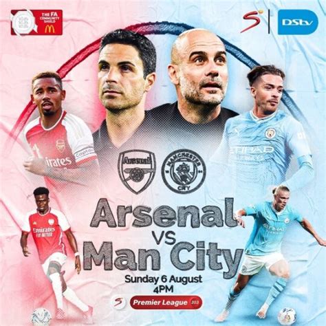 FA Community Shield Arsenal Battle Manchester City Sunday P M News