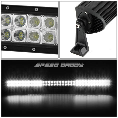 DUAL ROW 40 216W 72 LED LIGHT BAR OFFROAD TRUCK SUV FLOOD SPOT DRIVING