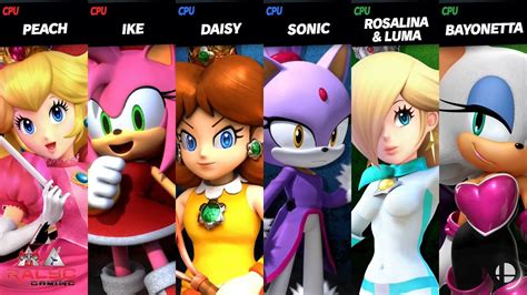 Peach Amy Vs Daisy Blaze Vs Rosalina Rouge Youtube