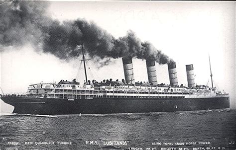 Sinking of RMS Lusitania causes USA to declare war on Germany ...